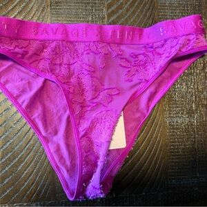 Savage X Fenty Vibrant Pink Panties